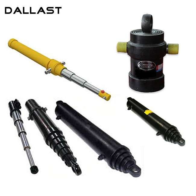 Ko'p bosqichli teleskopik gidravlik tsilindr